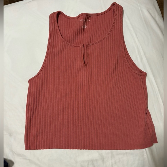 pink crop tank top - Picture 1 of 3